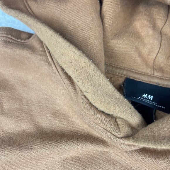 Star Wars Hoodie Large Empire Strikes Back HM Yoda Brown Pockets Pullover Mens - Picture 15 of 16